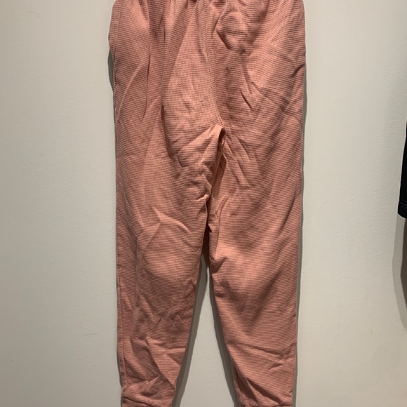 LUNA Salmon pink waffle knife joggers size s - Picture 5 of 6